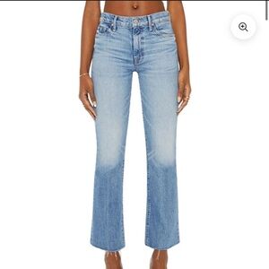 MOTHER The Outsider Flood Fray Jeans 26